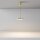 LED Hängelampe in Messing Ø18,5 cm 12 W 3000 K blendarm