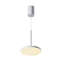 LED Hängelampe Metall Weiß Ø18,5 cm...