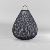 LED Solar Wegeleuchte Sensor Rattan IP65 3000 K 12 h