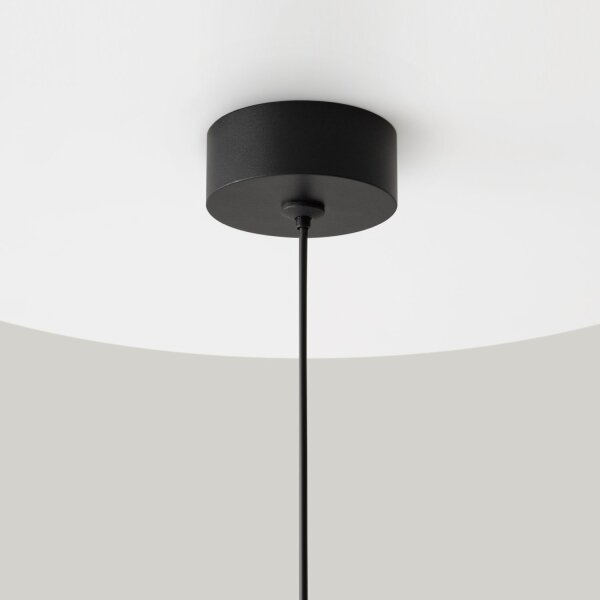 Runde Pendelleuchte Aluminium Schwarz Ø8,2 cm GX53