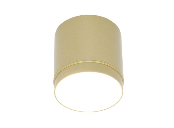 Deckenleuchte Aluminium in Gold Ø8,2 cm GX53 Aufputz