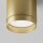 Deckenleuchte Aluminium in Gold Ø8,2 cm GX53 Aufputz