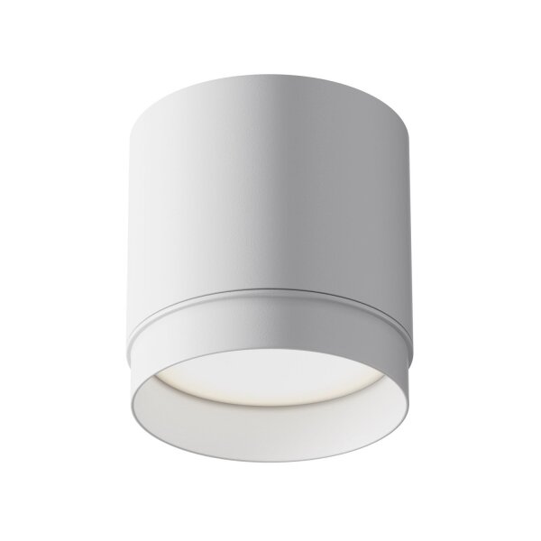 Deckenleuchte Aluminium Weiß Ø8,2 cm rund GX53 Aufputz