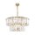 Kronleuchter Kristallglas in Gold E14 Ø68 cm 12-flmg