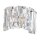 Elegante Wandlampe Kristallglas in Chrom B:25,6 cm E14