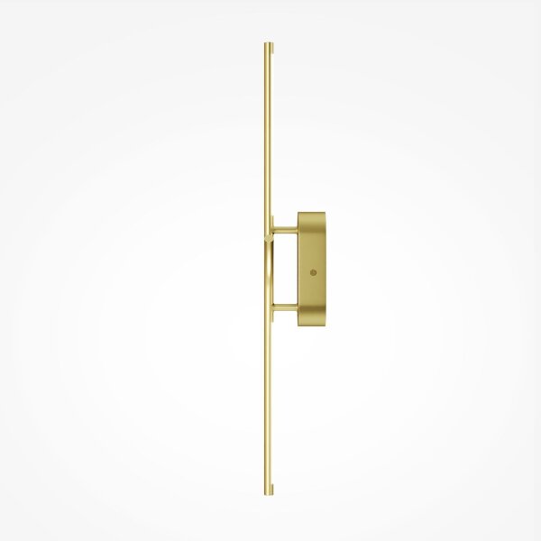 LED Wandleuchte indirekt Metall in Messing H:63 cm 7 W