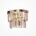 Wandlampe Kristallglas in Gold Bernstein E14 H:24,5 cm