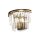 Wandlampe Kristallglas in Messing T:33 cm E14 Modern