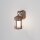 Wandlampe Aluminium Braun IP44 B:17,7 cm E27 Laterne