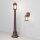 Wandlampe Aluminium Braun IP44 B:17,7 cm E27 Laterne