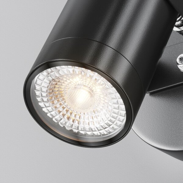 Wandstrahler Aluminium IP65 T:9,5 cm GU10 verstellbar