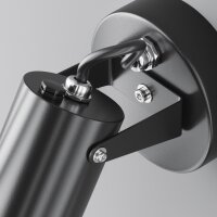 Wandstrahler Aluminium IP65 T:9,5 cm GU10 verstellbar