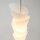 LED Pendelleuchte Glas Metall Weiß L:15 cm 3000 K 14 W
