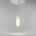 LED Pendelleuchte Glas Metall Weiß L:15 cm 3000 K 14 W