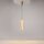 LED Hängelampe in Messing L:21 cm 20 W 3000 K blendarm