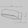 LED Wandlampe außen Aluminium Glas Graphit IP54 3000 K