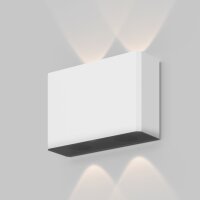 LED Wandleuchte Weiß Aluminium IP54 4 W 3000 K Up Down
