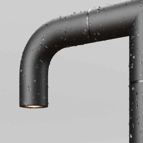 LED Wegeleuchte Edelstahl Graphit IP65 2-flammig 3000 K