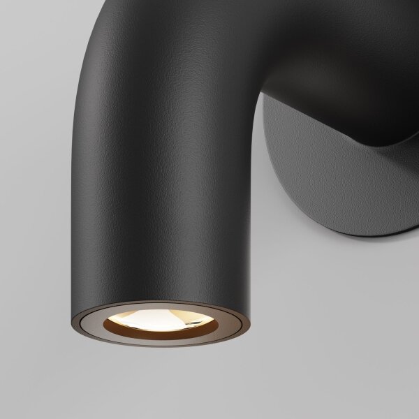 LED Wandlampe Edelstahl Graphit IP65 T:7 cm 3000 K 2 W