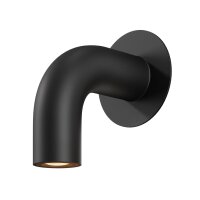 LED Wandlampe Edelstahl Graphit IP65 T:7 cm 3000 K 2 W