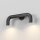 LED Wandlampe Edelstahl IP65 T:7 cm 3000 K 2-flammig