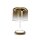 LED Tischlampe dimmbar Glas in Gold 42 cm 3000 K