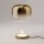 LED Tischlampe dimmbar Glas in Gold 42 cm 3000 K