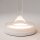 LED Tischlampe dimmbar Glas Weiß 42 cm 820 lm 3000 K