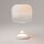 LED Tischlampe dimmbar Glas Weiß 42 cm 820 lm 3000 K