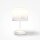 LED Tischlampe dimmbar Glas Weiß 42 cm 820 lm 3000 K
