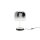 LED Tischlampe dimmbar Glas Rauchgrau 28 cm 3000 K 13 W