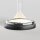 LED Tischlampe dimmbar Glas Rauchgrau 28 cm 3000 K 13 W