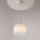 LED Hängelampe dimmbar Glas Weiß Ø26 cm 3000 K 12 W
