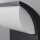 LED Außenlampe Aluminium Graphit IP65 H:20 cm 3000 K