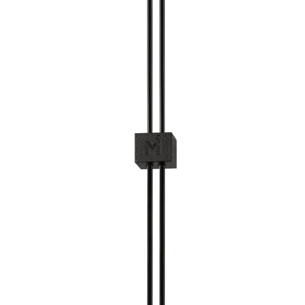 LED Pendelleuchte Aluminium Schwarz 88,6 cm 4000 K 17 W