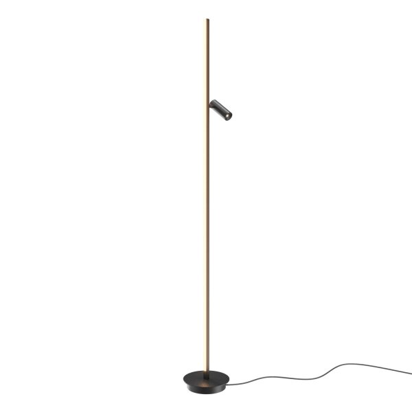 LED Stehlampe dimmbar Schwarz 155 cm 3000 K flexibel