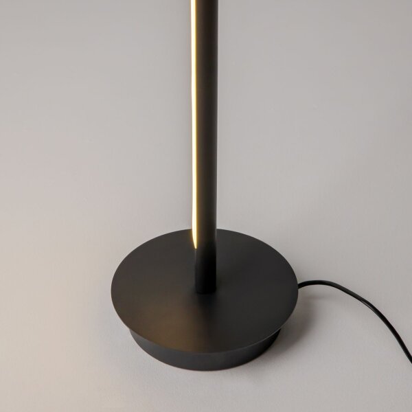 LED Stehlampe dimmbar Schwarz 155 cm 3000 K flexibel