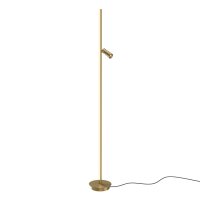 LED Stehlampe dimmbar in Messing 155 cm 3000 K flexibel