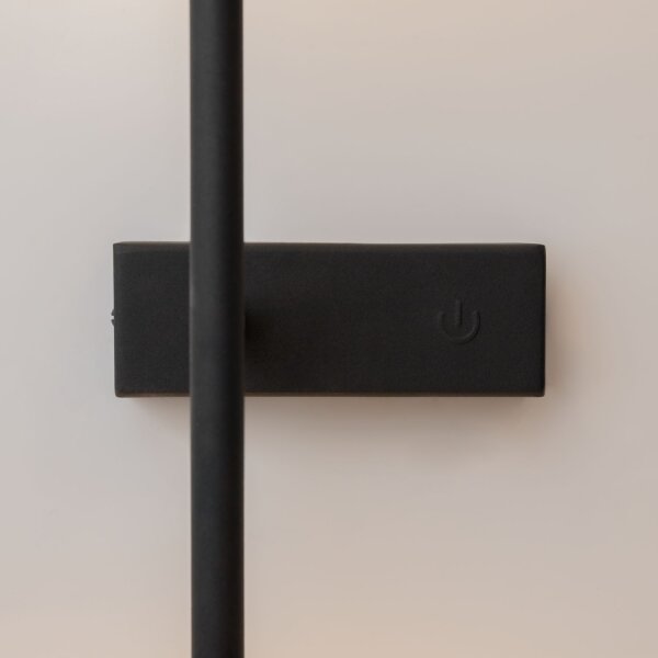 LED Wandlampe dimmbar Glas H:48 cm 13 W 3000 K blendarm