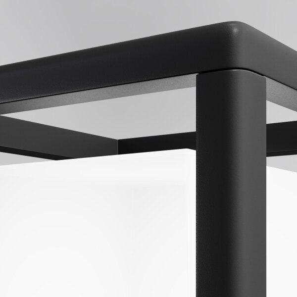 Wegeleuchte Aluminium Graphit IP65 21 cm E27 blendarm