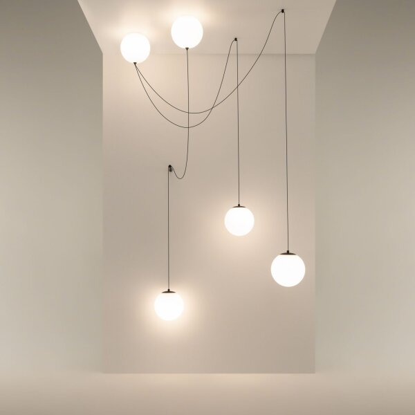 LED Pendelleuchte Spider Glas 3-flammig 3000 K flexibel