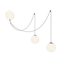 LED Pendelleuchte Spider Glas 3-flammig 3000 K flexibel