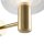 Elegante Wandleuchte Glas Aluminium H:21 cm E14 in Gold