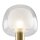Elegante Wandleuchte Glas Aluminium H:21 cm E14 in Gold