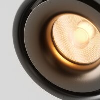 LED Deckenspot schwenkbar Metall Schwarz B:10 cm 3000 K