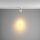 LED Deckenspot schwenkbar Metall Weiß L:10 cm 3000 K