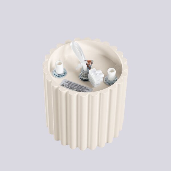 Deckenlampe Spot GU10 Beige Ø10 cm rund Aluminium