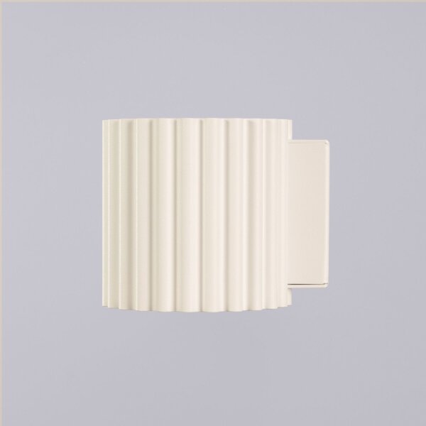 Up Down Wandleuchte Beige G9 10 cm Aluminium indirekt