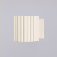 Up Down Wandleuchte Beige G9 10 cm Aluminium indirekt