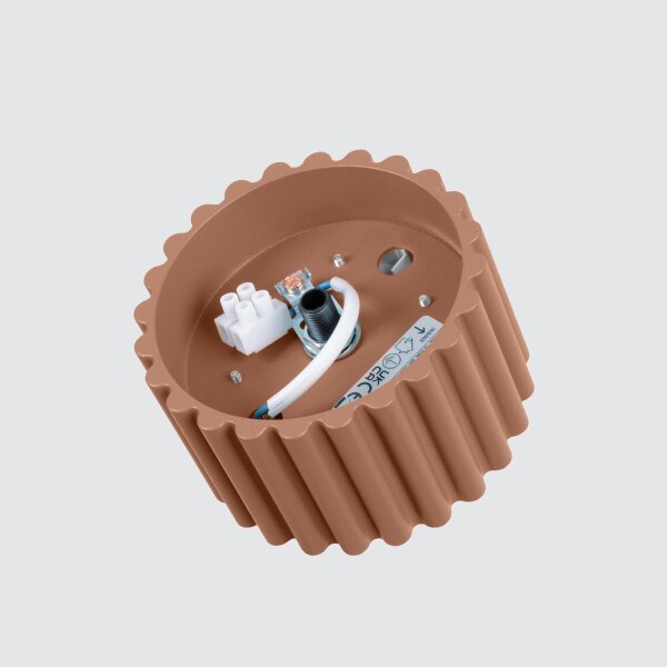Deckenleuchte Mokka Aluminium GX53 Ø10 cm rund Modern